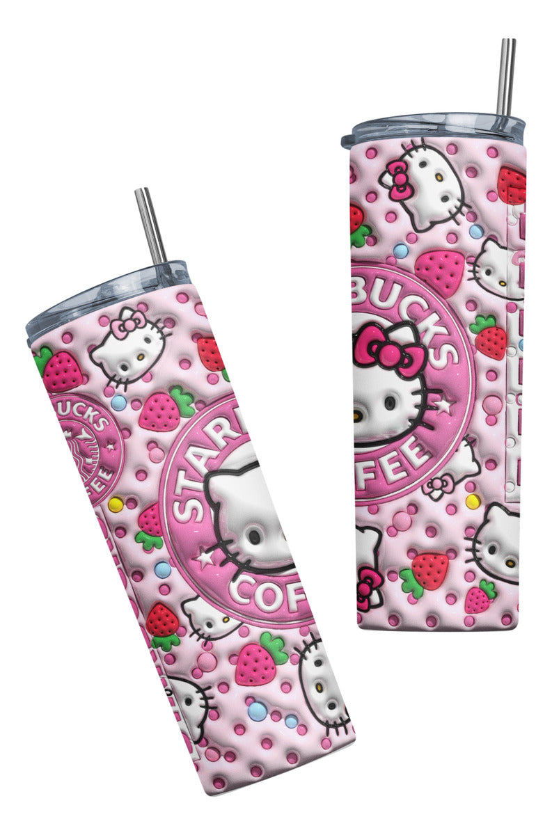 Termo Botella Térmica Tumbler Hello Kitty Coffee
