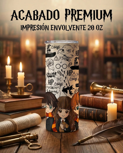 Termo Botella Térmica Harry Potter, Hermione Ron