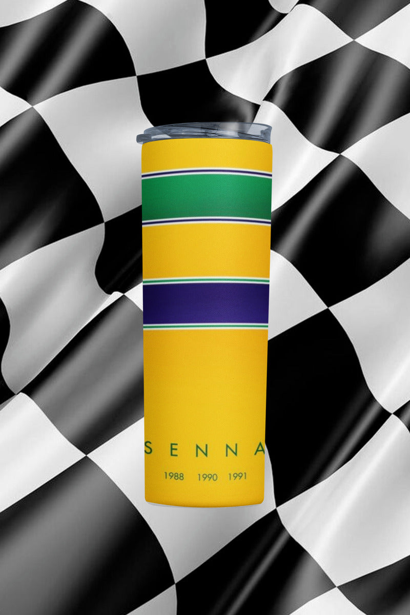 Termo Botella Térmica F1 Auto Ayrton Senna Carrera Formula 1