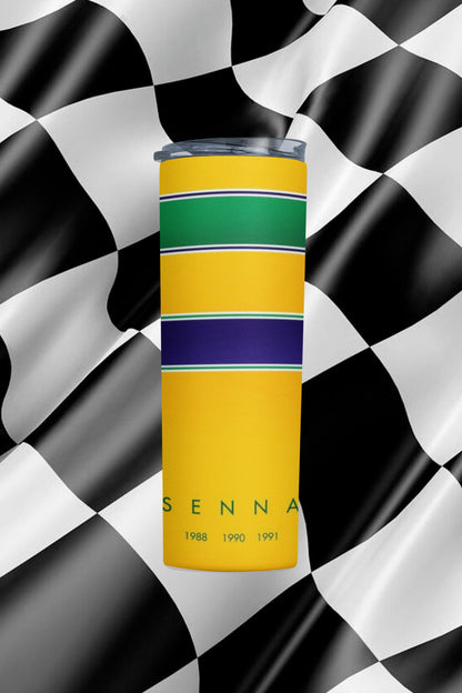Termo Botella Térmica F1 Auto Ayrton Senna Carrera Formula 1