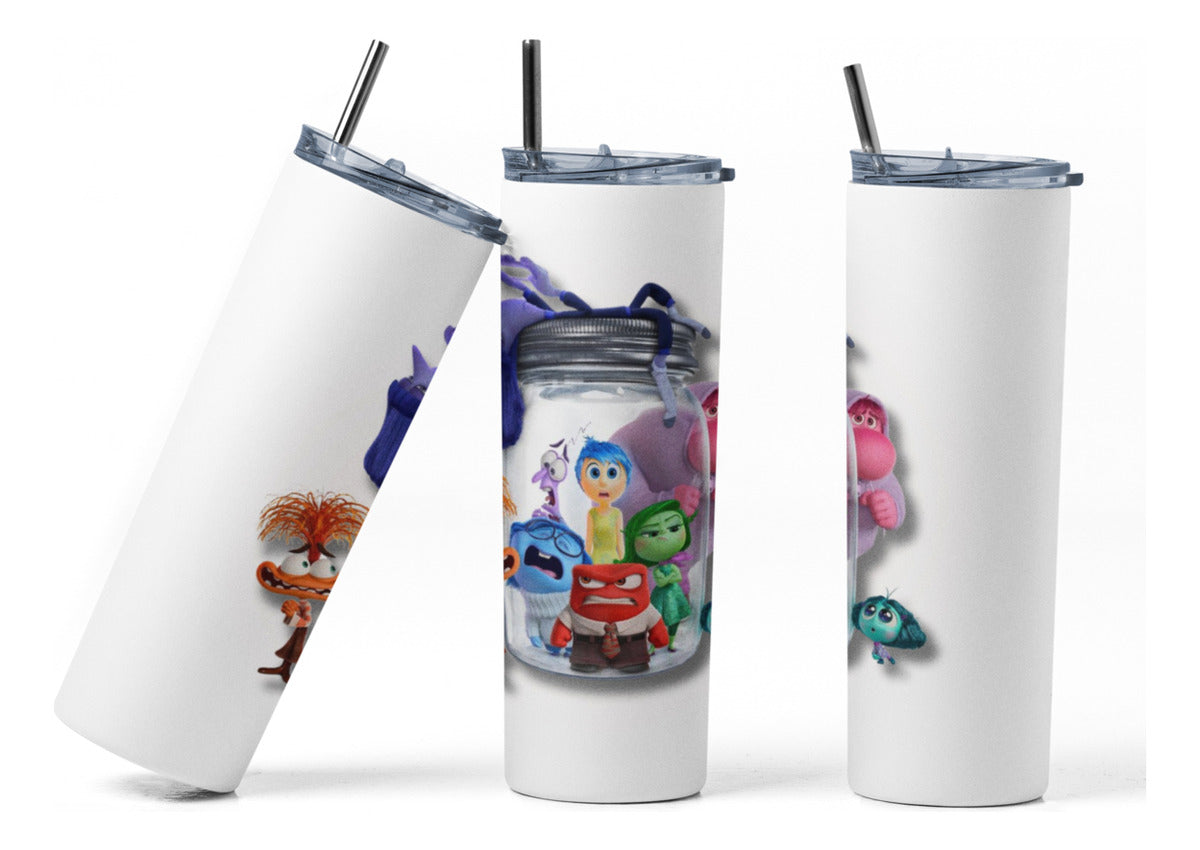 Termo Botella Térmica Inside Out 2 Pelicula Intensamente 2