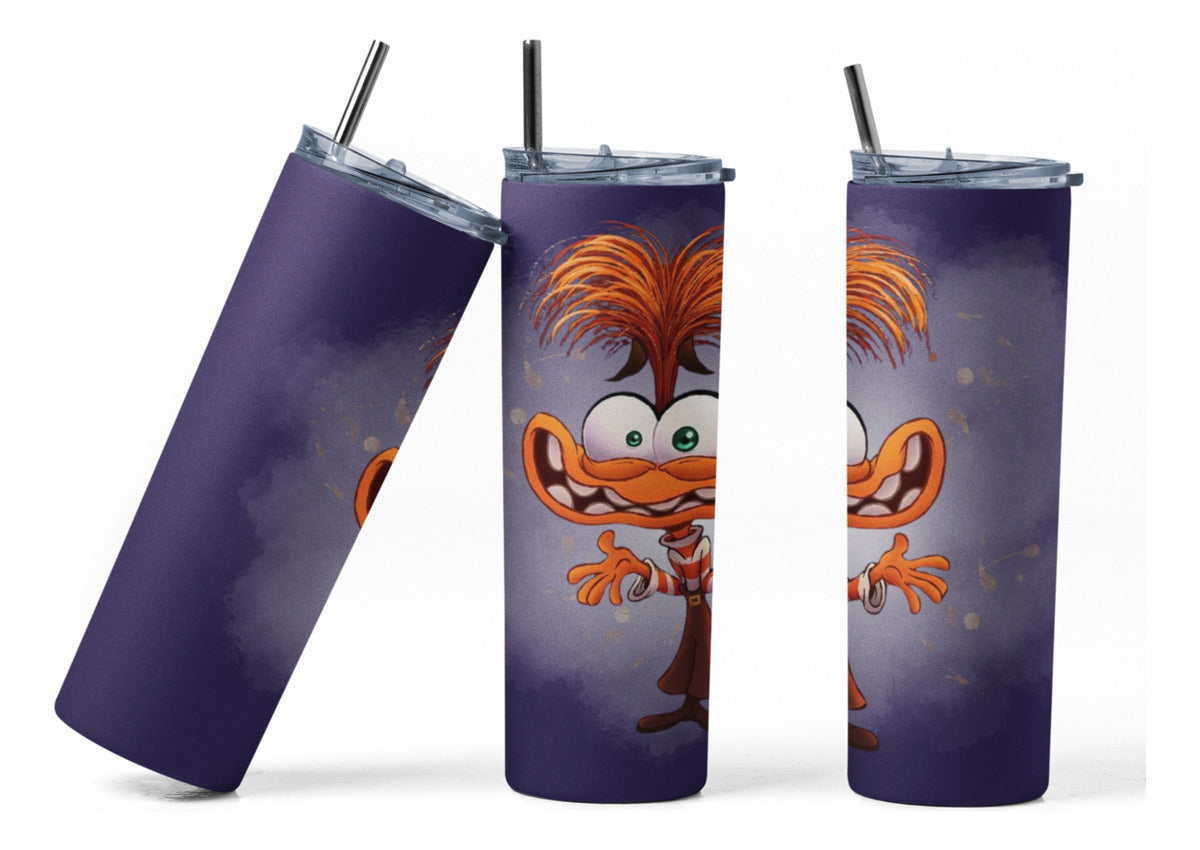Termo Botella Térmica Inside Out 2 Ansiedad Pelicula