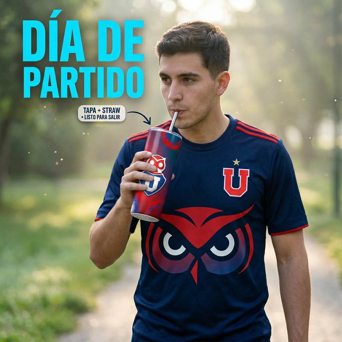Termo Botella Térmica Club Universidad Chile Fanático