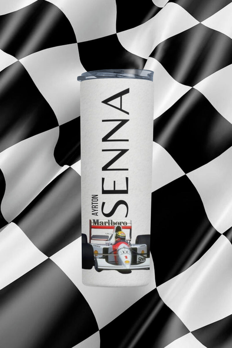 Termo Botella Térmica F1 Auto Ayrton Senna Carrera Formula 1