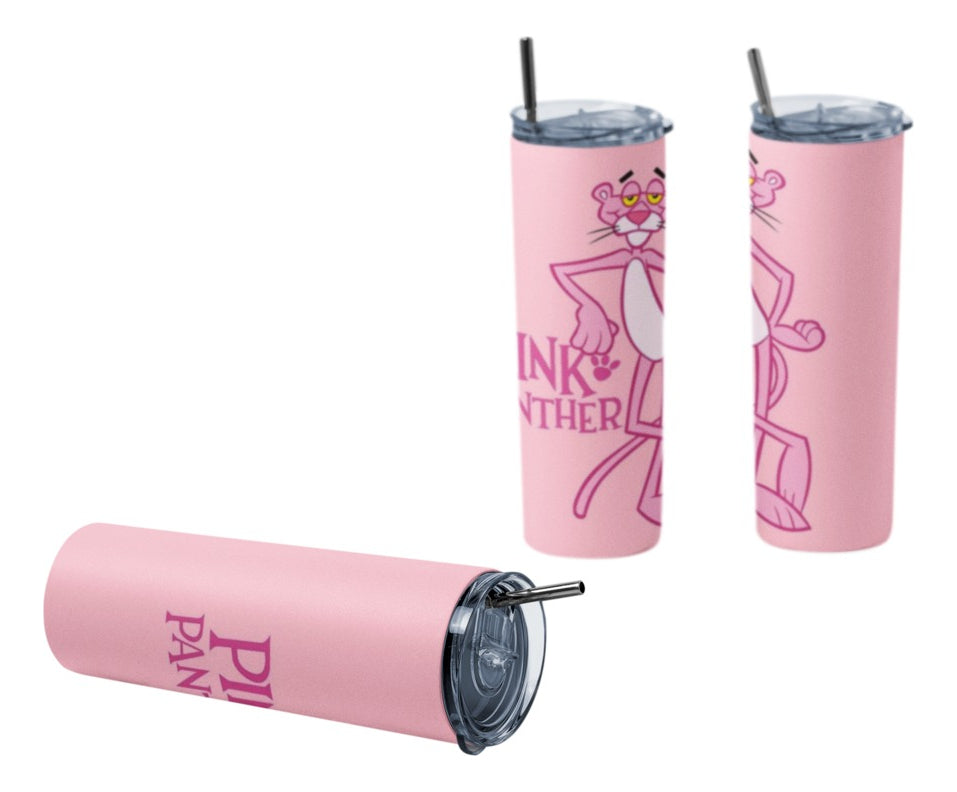 Termo Botella Térmica Clasico Pantera Rosa Animación