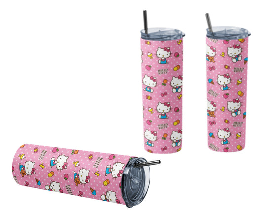 Termo Botella Térmica Tumbler Hello Kitty Collage