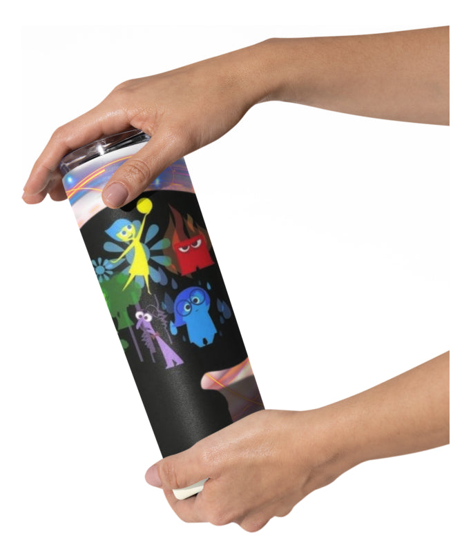 Termo Botella Térmica Inside Out 2 Emociones Pelicula Dibujo