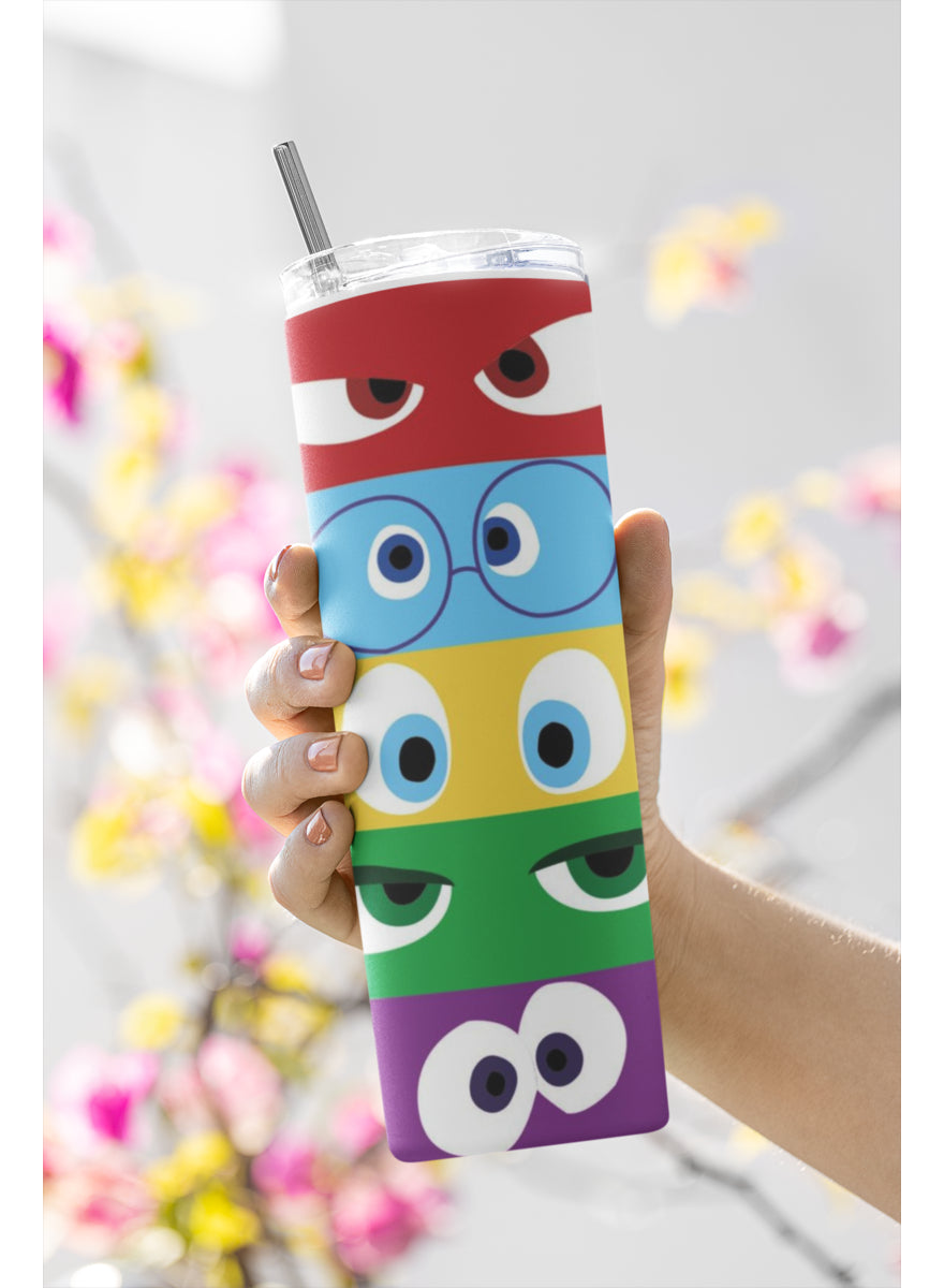 Termo Botella Térmica Inside Out Pelicula Intensamente Furia