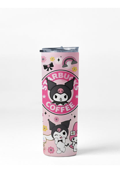 Termo Botella Térmica Tumbler Kuromi Hello Kitty