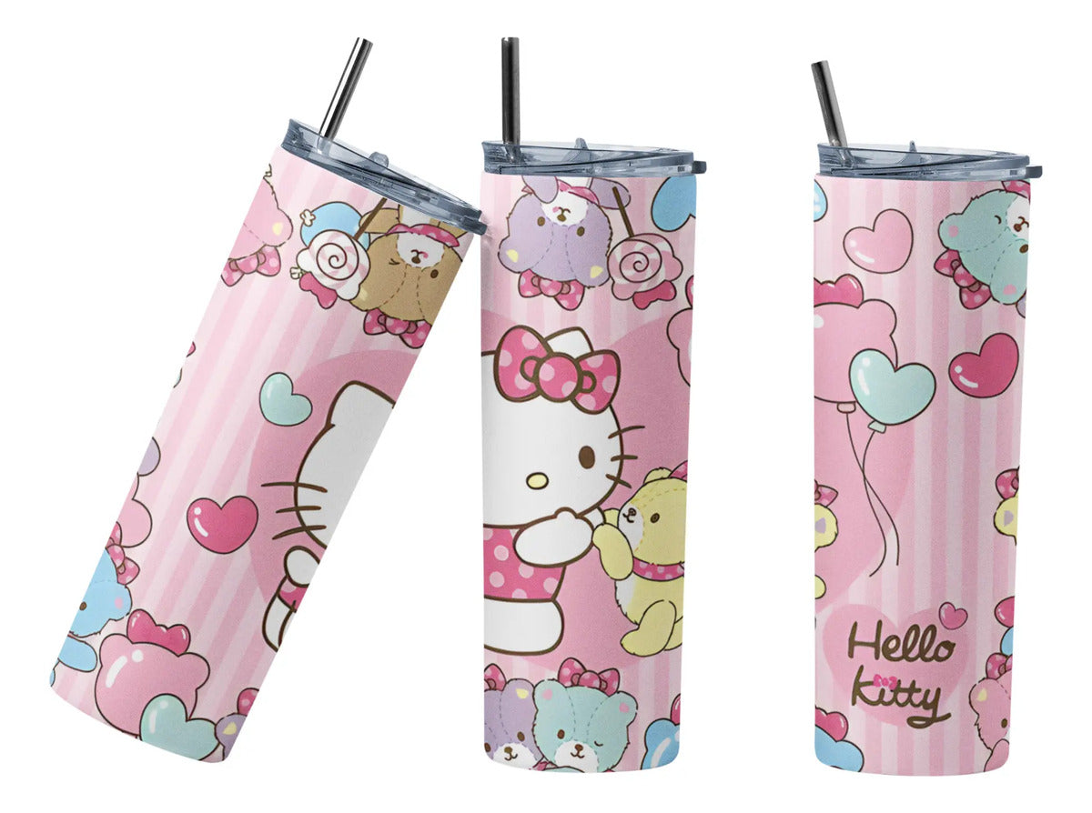 Termo Botella Térmica Tumbler Hello Kitty Bailando
