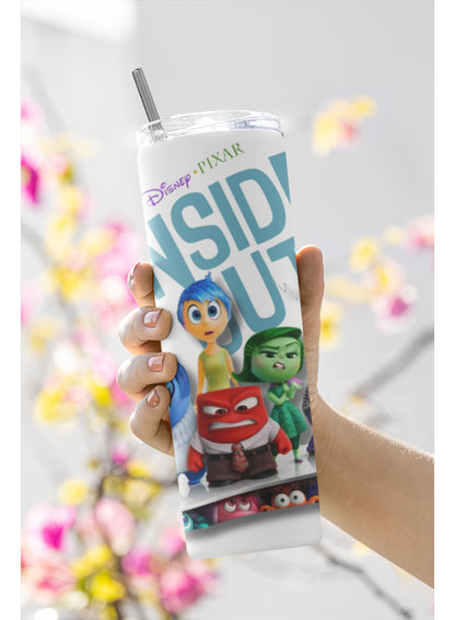 Termo Botella Térmica Inside Out 2 Pelicula Dibujo Animado