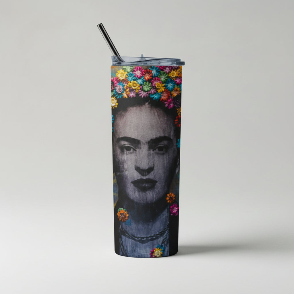 Termo Botella Térmica Frida Kahlo Mujer Mexicana Pintora
