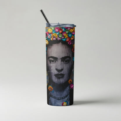 Termo Botella Térmica Frida Kahlo Mujer Mexicana Pintora