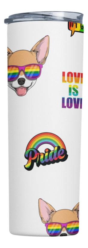 Termo Botella Térmica Orgullo Lgtb Arcoiris Bandera