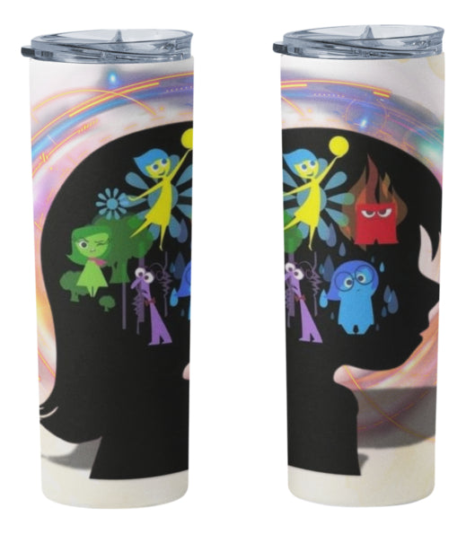 Termo Botella Térmica Inside Out 2 Emociones Pelicula Dibujo