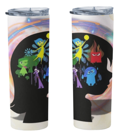 Termo Botella Térmica Inside Out 2 Emociones Pelicula Dibujo
