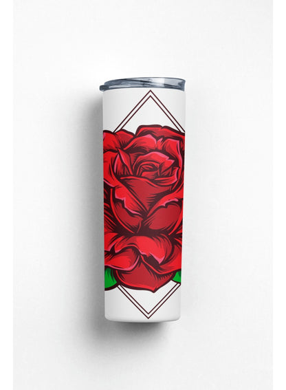 Termo Botella Agua Terminca Acero Inoxidable Rosa Roja