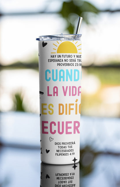 Termo Botella Térmica Cristiano Versículos Bíblicos Evangéli