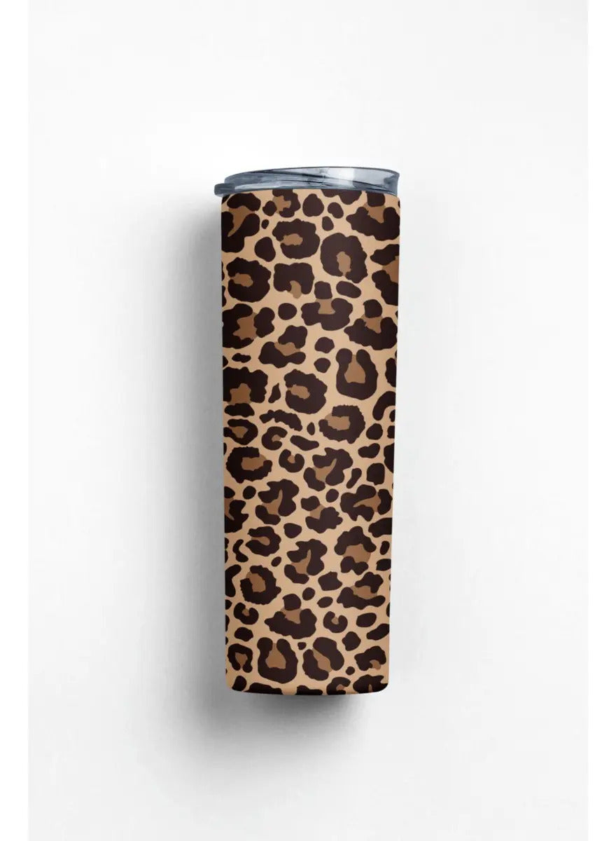 Termo Botella Térmica Acero Inoxidable Animal Print Leopard