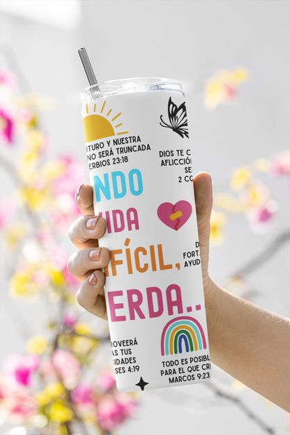 Termo Botella Térmica Cristiano Versículos Bíblicos Evangéli