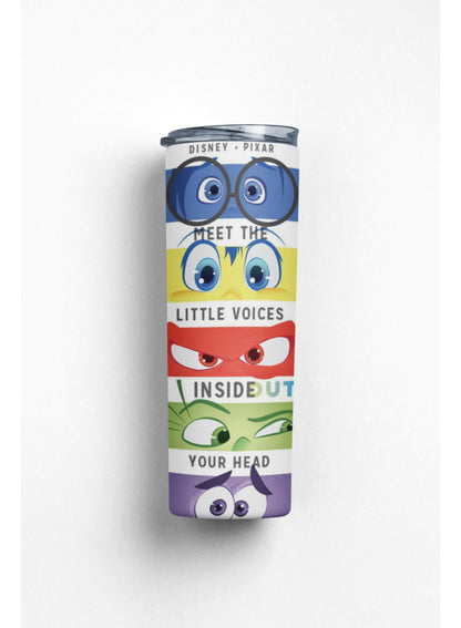 Termo Botella Térmica Inside Out Alegría Furia Pelicula