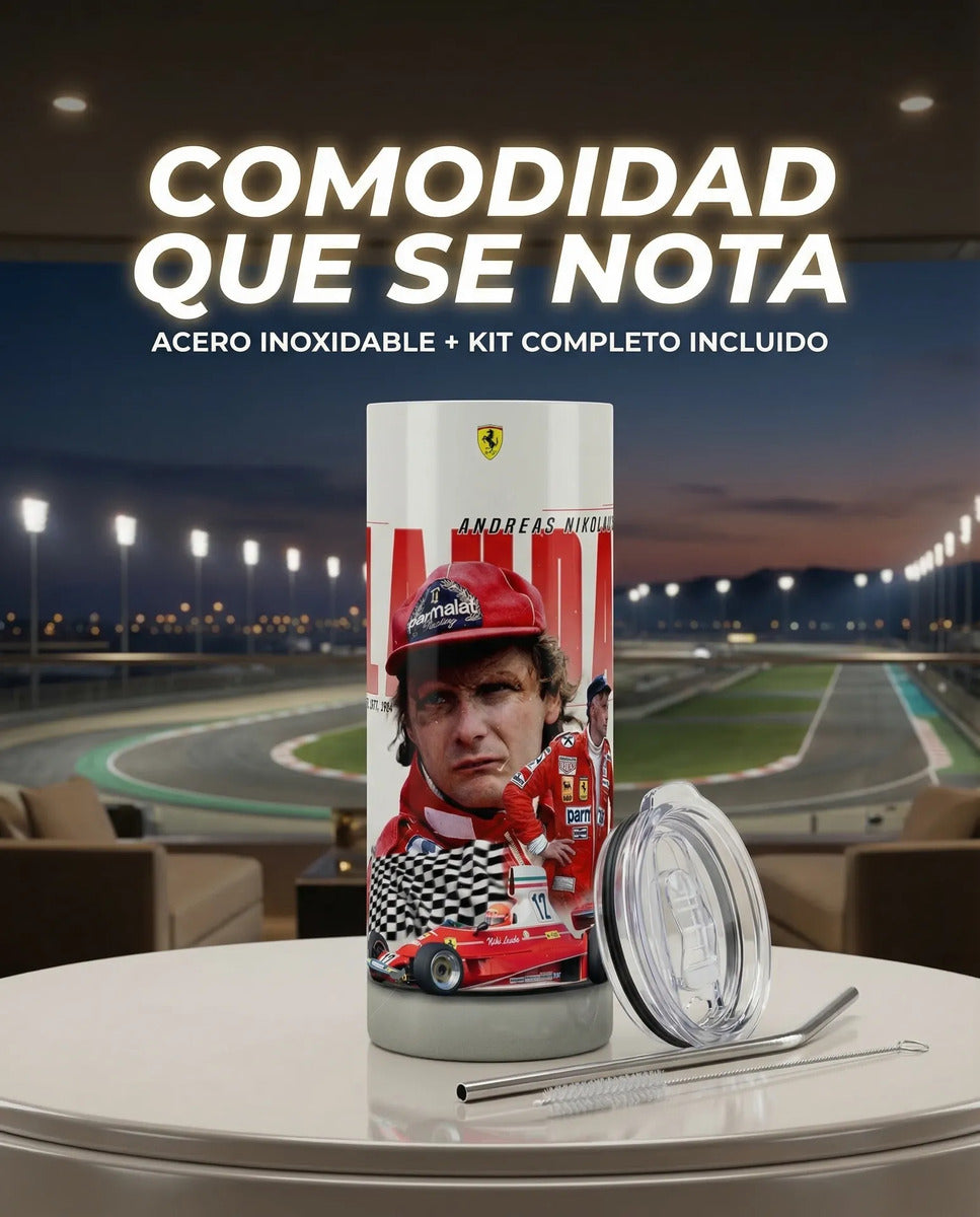 Termo Botella Térmica Nike Laudas F1 Piloto Formula 1