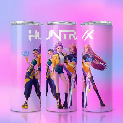 Termo Botella Térmica K-pop Demon Hunters Rumi Zoey Mira Mus