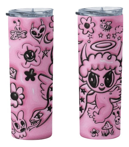 Termo Botella Térmica 600 Ml La Bichota Karol G 3d Season