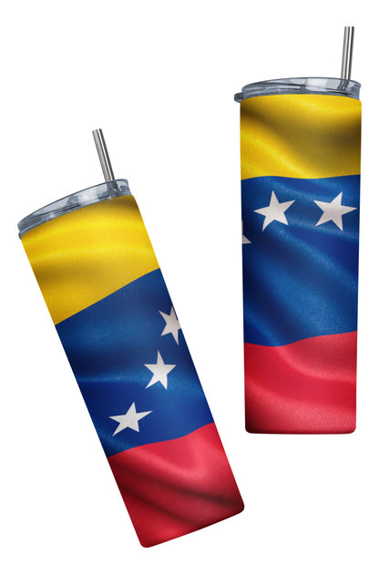Termo Botella Térmica Bandera Venezuela Mug Tumble