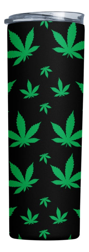 Termo Botella Térmica Acero Inoxidable Marihuana Cannabis