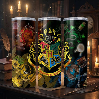 Termo Botella Térmica Hogwarts Harry Potter Las Cuatro Casas