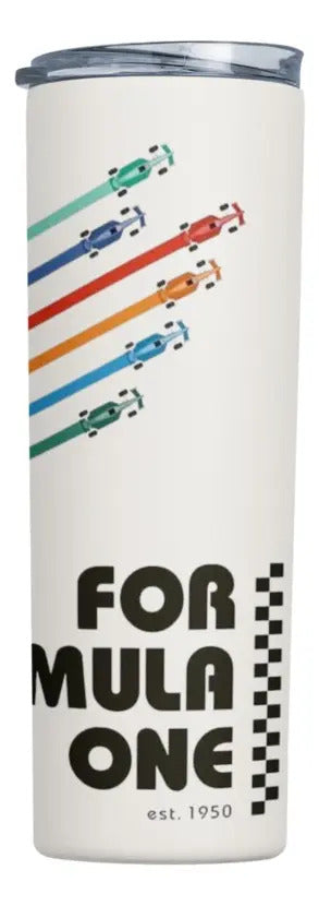 Termo Botella Térmica Carrera Inicio 1950 Formula F1 Vintage