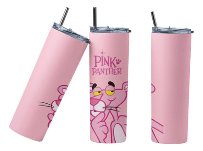 Termo Botella Térmica Pantera Rosa Animación Clasico