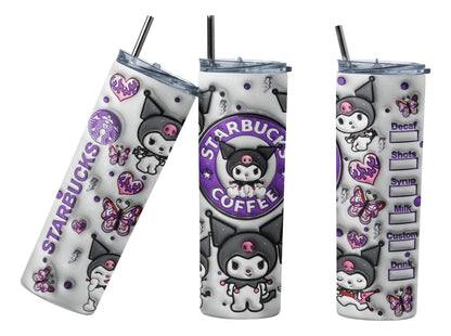 Termo Botella Térmica Tumbler Kuromi 2 Hello Kitty