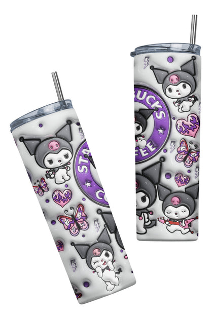 Termo Botella Térmica Tumbler Kuromi 2 Hello Kitty