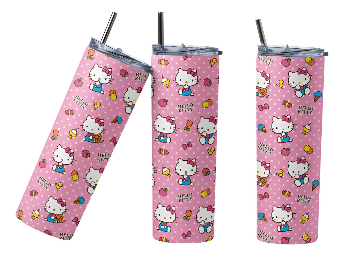 Termo Botella Térmica Tumbler Hello Kitty Collage