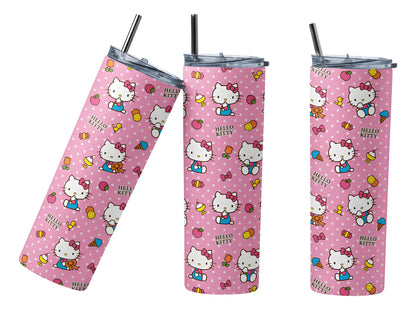 Termo Botella Térmica Tumbler Hello Kitty Collage