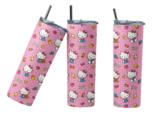 Termo Botella Térmica Tumbler Hello Kitty Collage