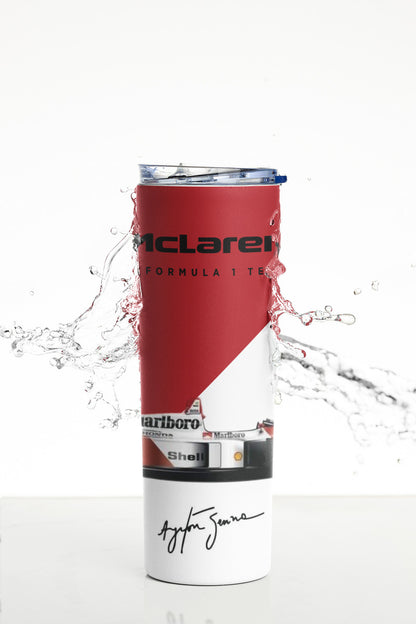 Termo Botella Térmica F1 Auto Ayrton Senna Carrera Formula 1