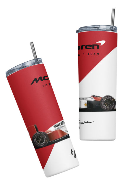 Termo Botella Térmica F1 Auto Ayrton Senna Carrera Formula 1