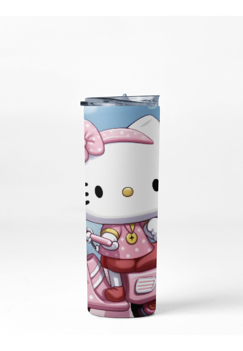 Termo Botella Térmica Tumbler Hello Kitty Moto