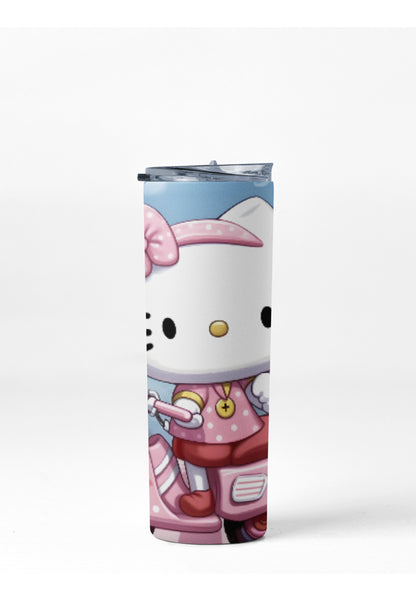 Termo Botella Térmica Tumbler Hello Kitty Moto