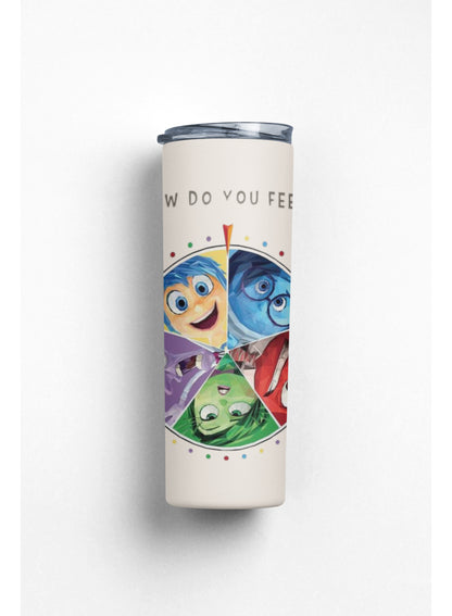 Termo Botella Térmica Inside Out Alegría Tristeza Furia Peli