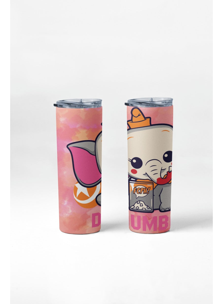Termo Botella Térmica De Acero Inoxidable Baby Dumbo 600ml
