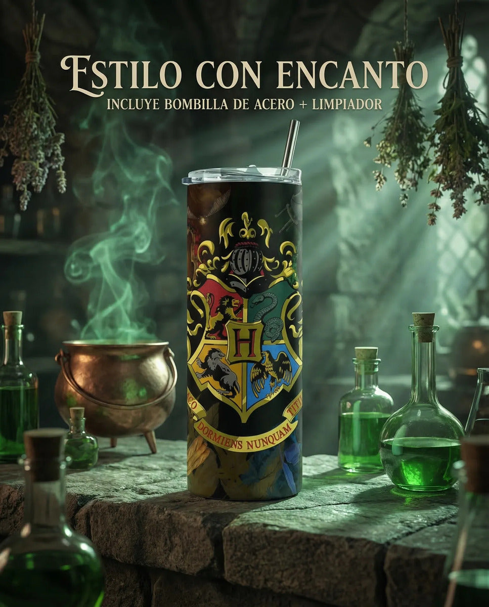 Termo Botella Térmica Hogwarts Harry Potter Las Cuatro Casas