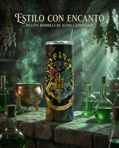 Termo Botella Térmica Hogwarts Harry Potter Las Cuatro Casas