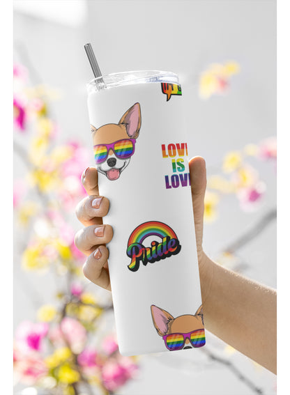 Termo Botella Térmica Orgullo Lgtb Arcoiris Bandera