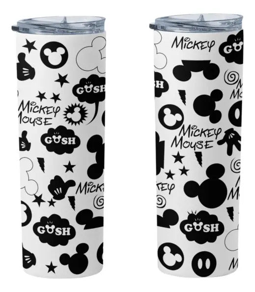 Termo Botella Térmica Acero Inoxidable Mickey Mouse Retro