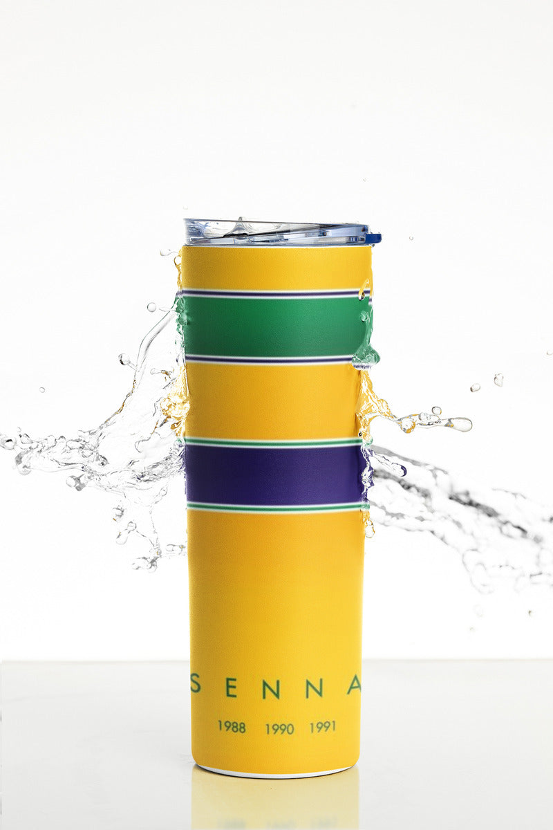 Termo Botella Térmica F1 Auto Ayrton Senna Carrera Formula 1