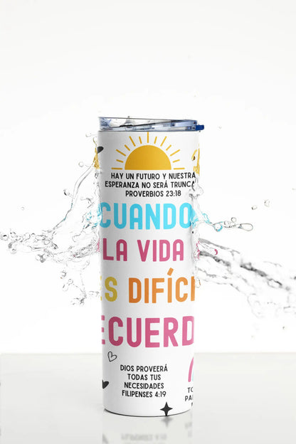 Termo Botella Térmica Cristiano Versículos Bíblicos Evangéli